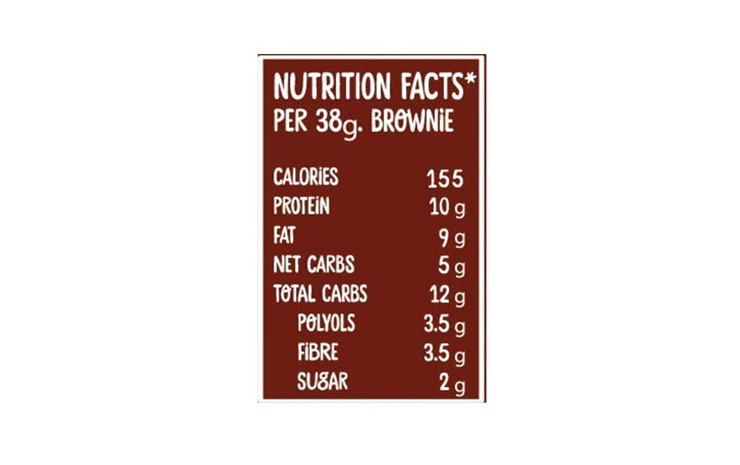 Feel Mighty Low Carb Brownie Chocolate Walnut   Pack  5 grams